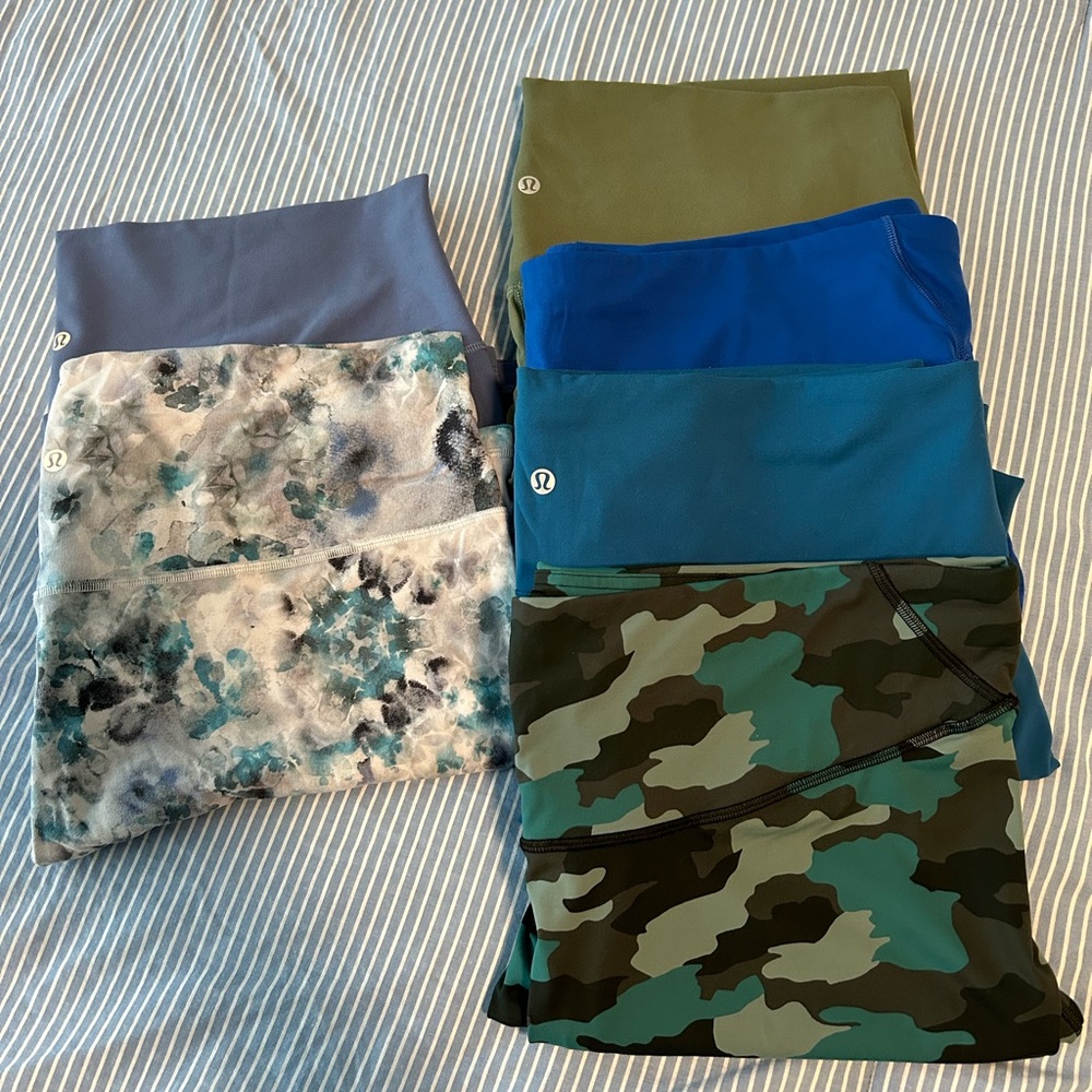 Lululemon leggings and shorts bundle size 18